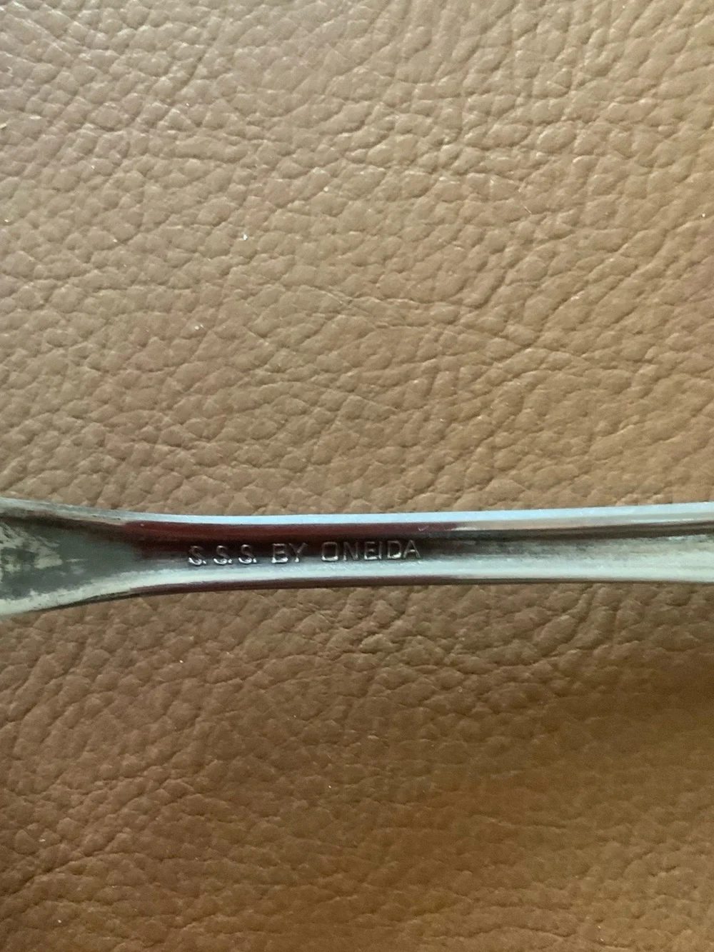 SSS By Oneida Serving Spoons Stainless Steel Chateau Floral Pattern Bundle of 3